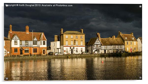 Light on Godmanchester Acrylic by Keith Douglas