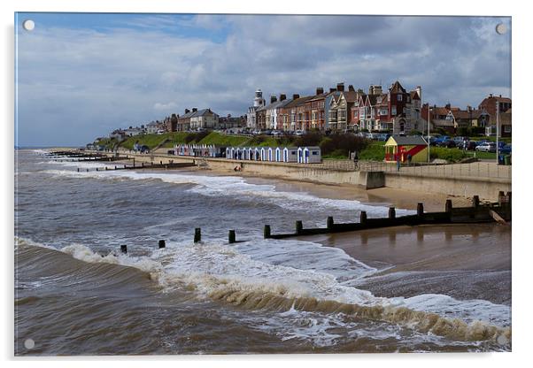 Southwold from the pier Acrylic by Keith Douglas
