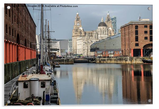  Albert Docks, Liverpool Acrylic by Keith Douglas