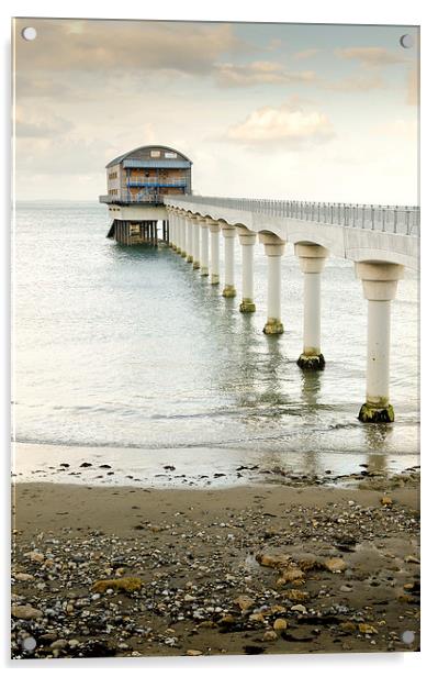 Bembridge Lifeboat Station Acrylic by Paul Walker