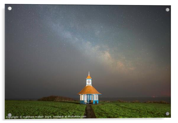 Frinton Milky Way Acrylic by matthew  mallett