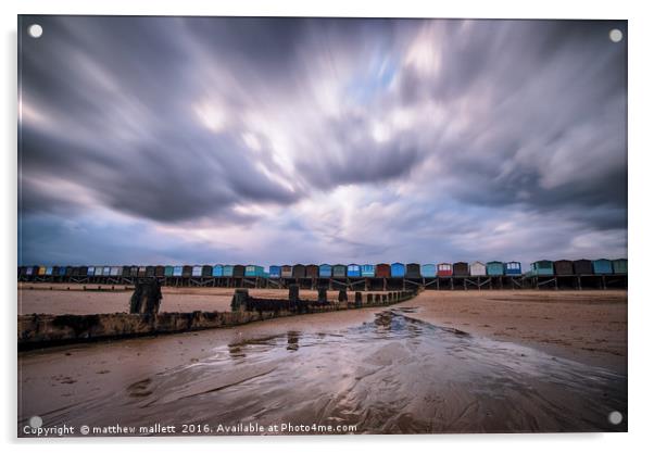 on Stilts In Bad Weather Acrylic by matthew  mallett