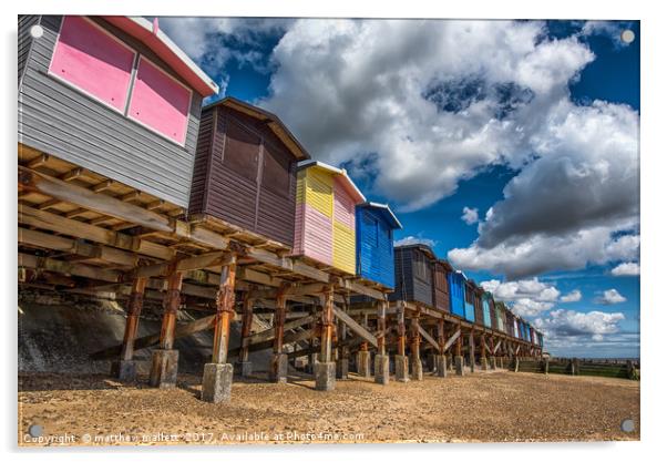 Colour and Cloud at Frinton Acrylic by matthew  mallett