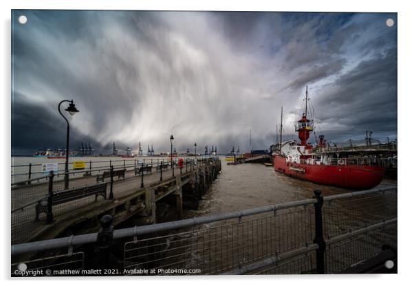 Harwich Weather Patterns Acrylic by matthew  mallett