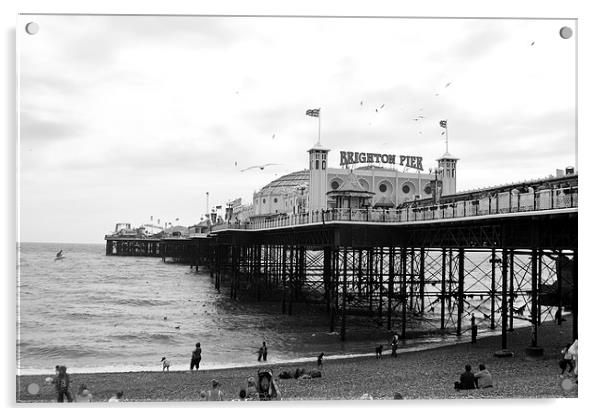 Brighton Pier Acrylic by anna collins