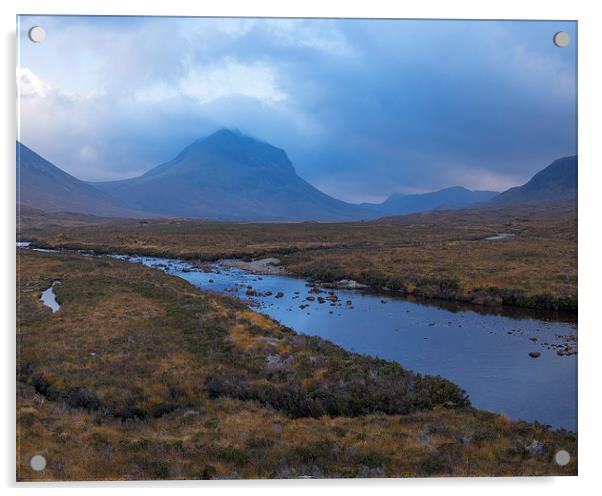 Cuillin Hills, Skye Acrylic by Andy Redhead