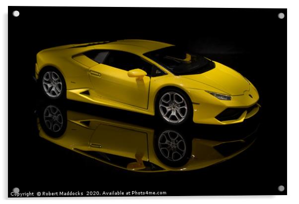 Lamborghini Huracan Acrylic by Robert Maddocks