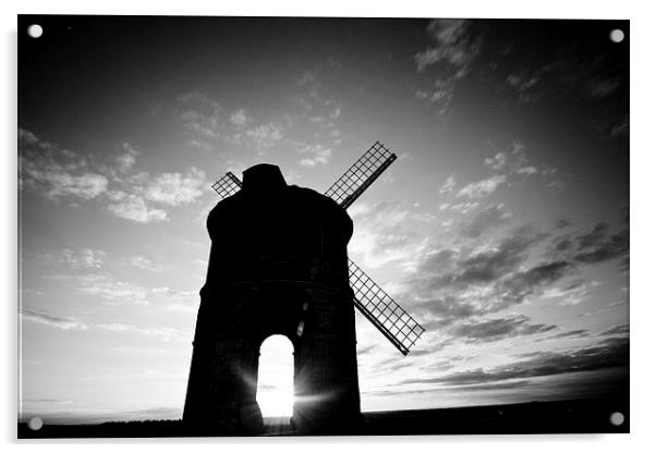 Chesterton Windmill Acrylic by Colin Brittain