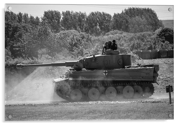 german tiger tank Acrylic by nick wastie