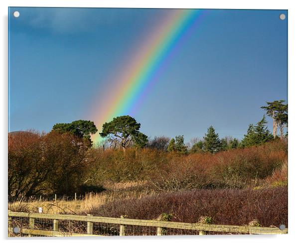 beautiful rainbow Acrylic by nick wastie
