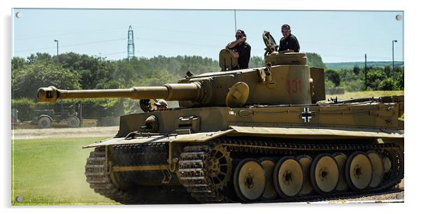  tiger tank 131 Acrylic by nick wastie