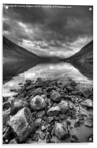 Majestic Serenity of Loch Etive Acrylic by Tommy Dickson