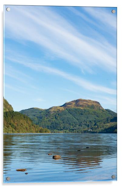 Loch Lubnaig Acrylic by Tommy Dickson