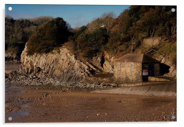 Caswell Bay, Gower, Swansea Acrylic by Paul Nicholas