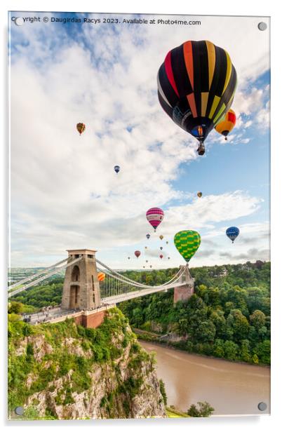 Bristol Balloon Fiesta Acrylic by Daugirdas Racys