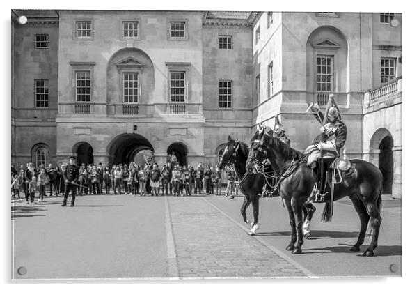 Horse Guards Acrylic by Marina Otto