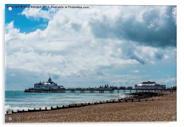 Eastbourne Pier Acrylic by Mark Bangert