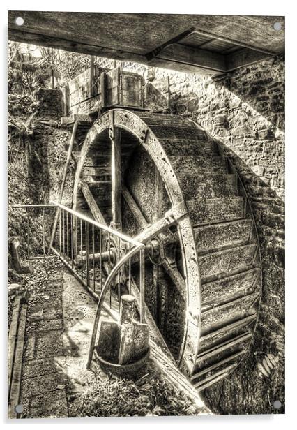 Watermill Acrylic by Mike Gorton