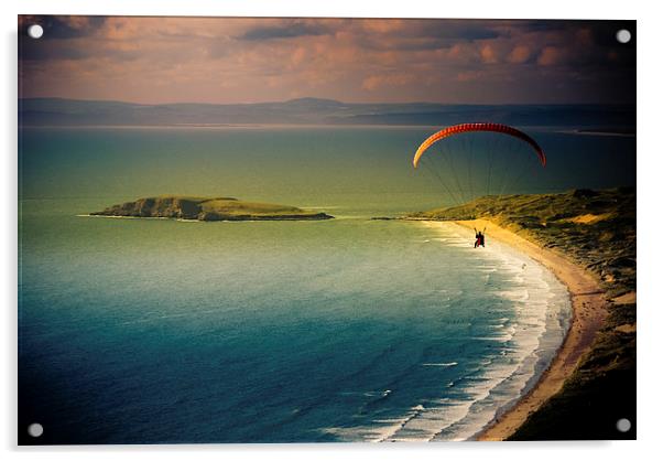 Llangennith Acrylic by Spenser Davies