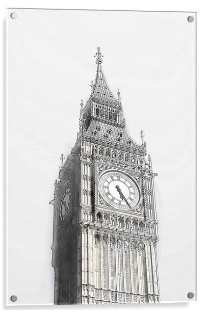 Big Ben Acrylic by Ceri Jones