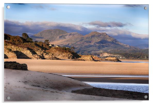 Back Rock Sands Acrylic by Ceri Jones