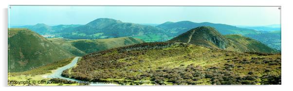 Long Mynd Acrylic by Ceri Jones