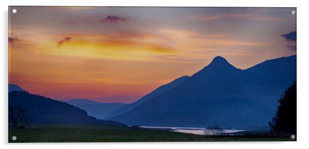 Sunrise Glencoe Acrylic by Ceri Jones