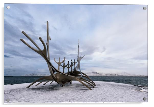 The Sun Voyager Acrylic by Katie Mitchell