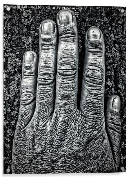 hand Acrylic by mark lindsay