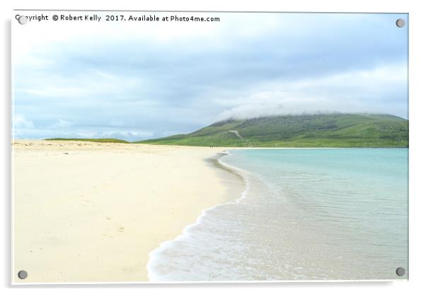 Scarista Beach on the Isle of Harris, Scotland Acrylic by Robert Kelly