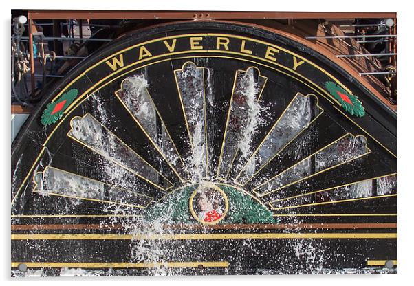 Paddle Steamer Waverley Acrylic by Ian Johnson
