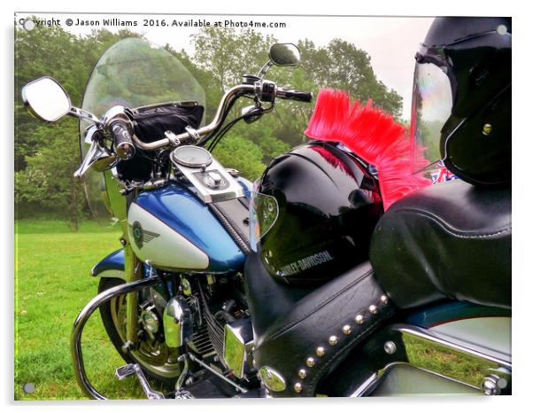 Harley Davidson Acrylic by Jason Williams