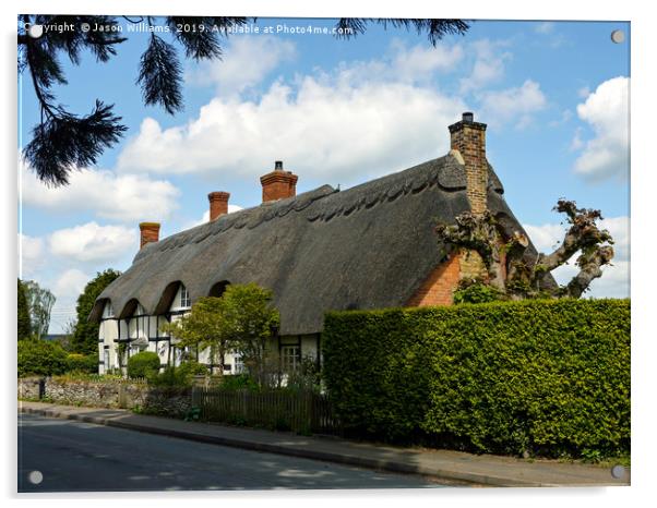 Cotswold Cottages Acrylic by Jason Williams