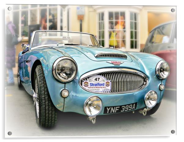 British Sports Car Acrylic by Jason Williams