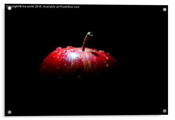  magic apple  Acrylic by lee smith