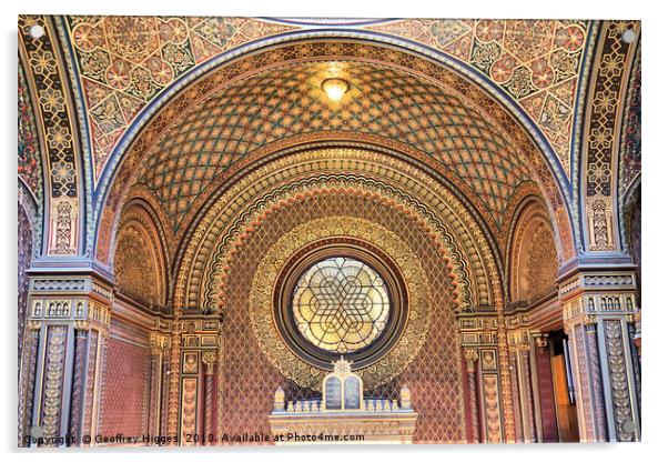 Jewish Synagogue, Prague, Czech Republic Acrylic by Geoffrey Higges