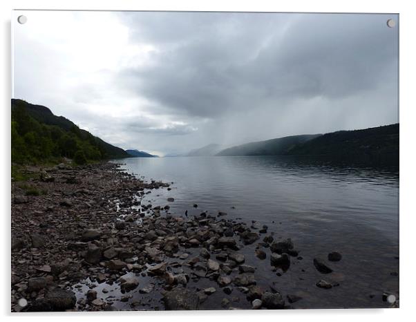 Loch Ness, Scotland Acrylic by Rachel Mower