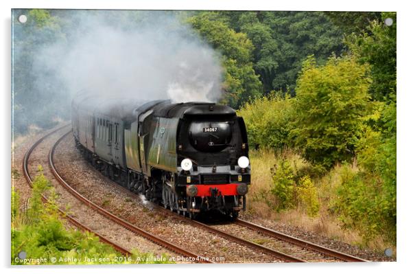 Tangmere in Cornwall Acrylic by Ashley Jackson