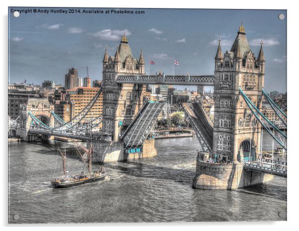 Tower Bridge London Acrylic by Andy Huntley
