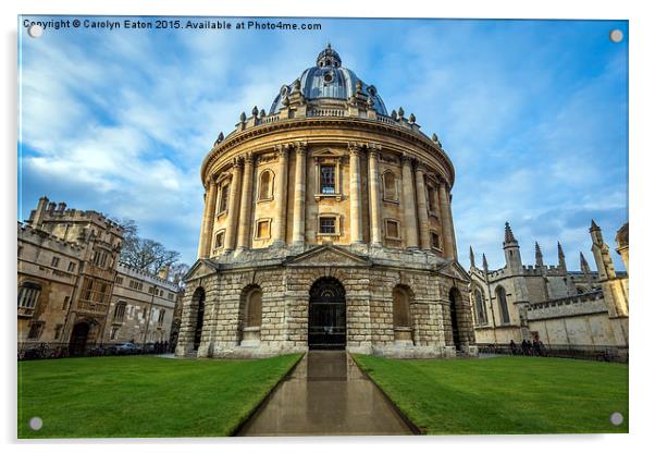 Oxford, Radcliffe Camera Acrylic by Carolyn Eaton