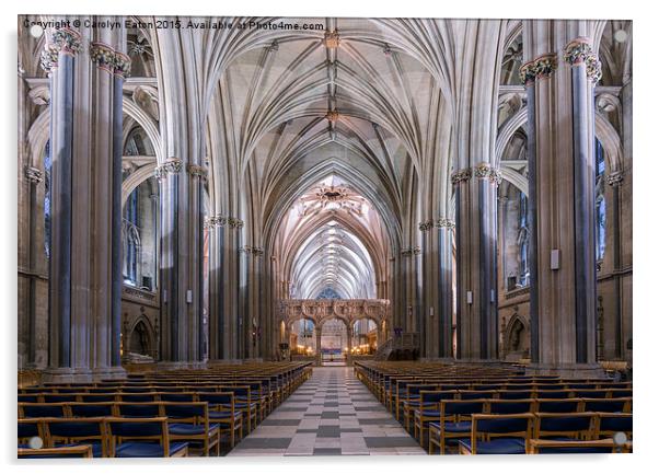 Bristol Cathedral Acrylic by Carolyn Eaton
