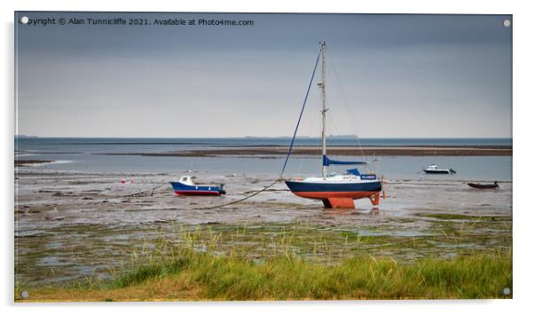 Lindisfarne Acrylic by Alan Tunnicliffe