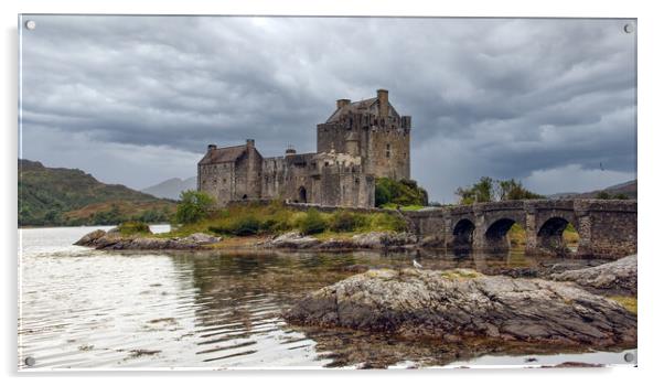 Eilean Donan Acrylic by Alan Tunnicliffe