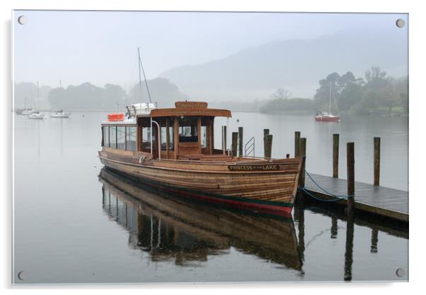 Misty Princess of Windermere Acrylic by Alan Tunnicliffe