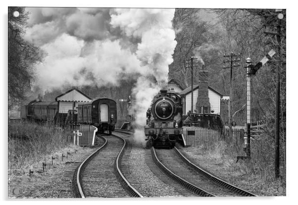 full steam ahead Acrylic by Alan Tunnicliffe