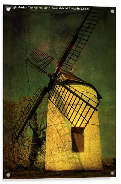 Majestic Ashton Windmill Acrylic by Alan Tunnicliffe