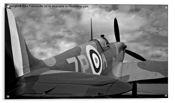 Spitfire Acrylic by Alan Tunnicliffe