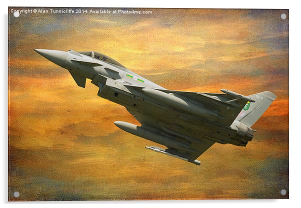The Mighty Typhoon Acrylic by Alan Tunnicliffe