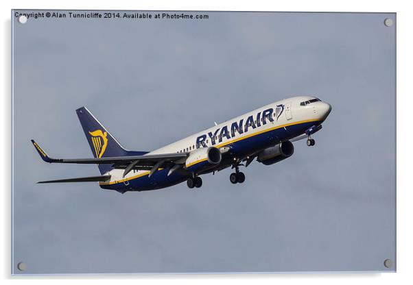  Ryanair Acrylic by Alan Tunnicliffe