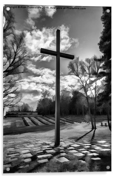  Cross of Remembrance Acrylic by Alan Tunnicliffe